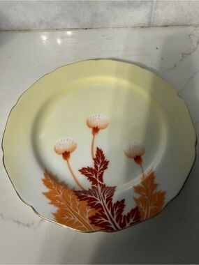 VTG Noritake China hand painted Thistle Plate 6.25